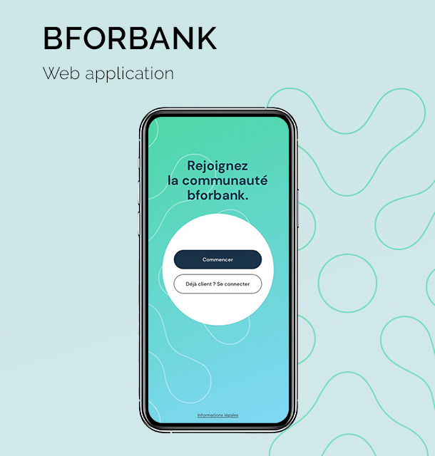 appel offre application mobile pour BforBank - direction artistique webdesign