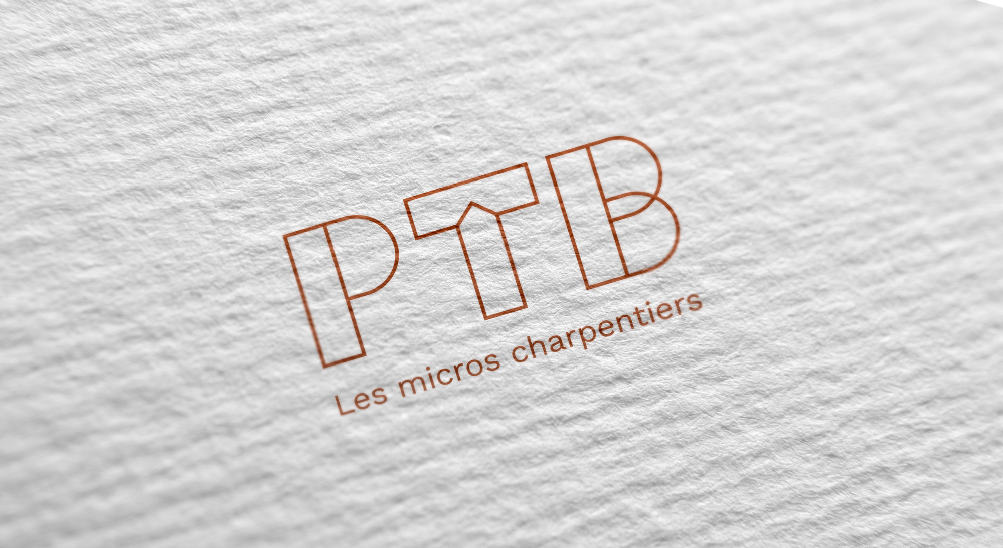 logo PTB sur papier