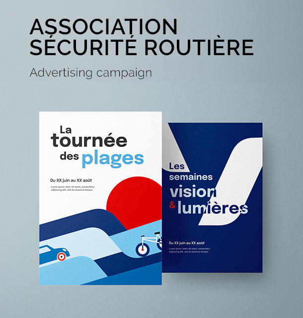 identité visuelle pour l'association prévention routière - brand identity