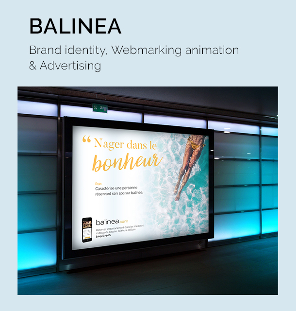 publicité Balinea - direction artistique