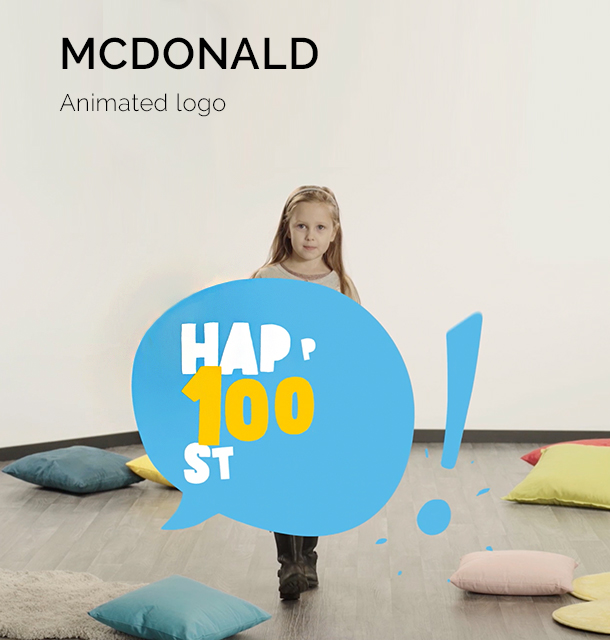 logo animé pour McDonald's - direction artistique webdesign