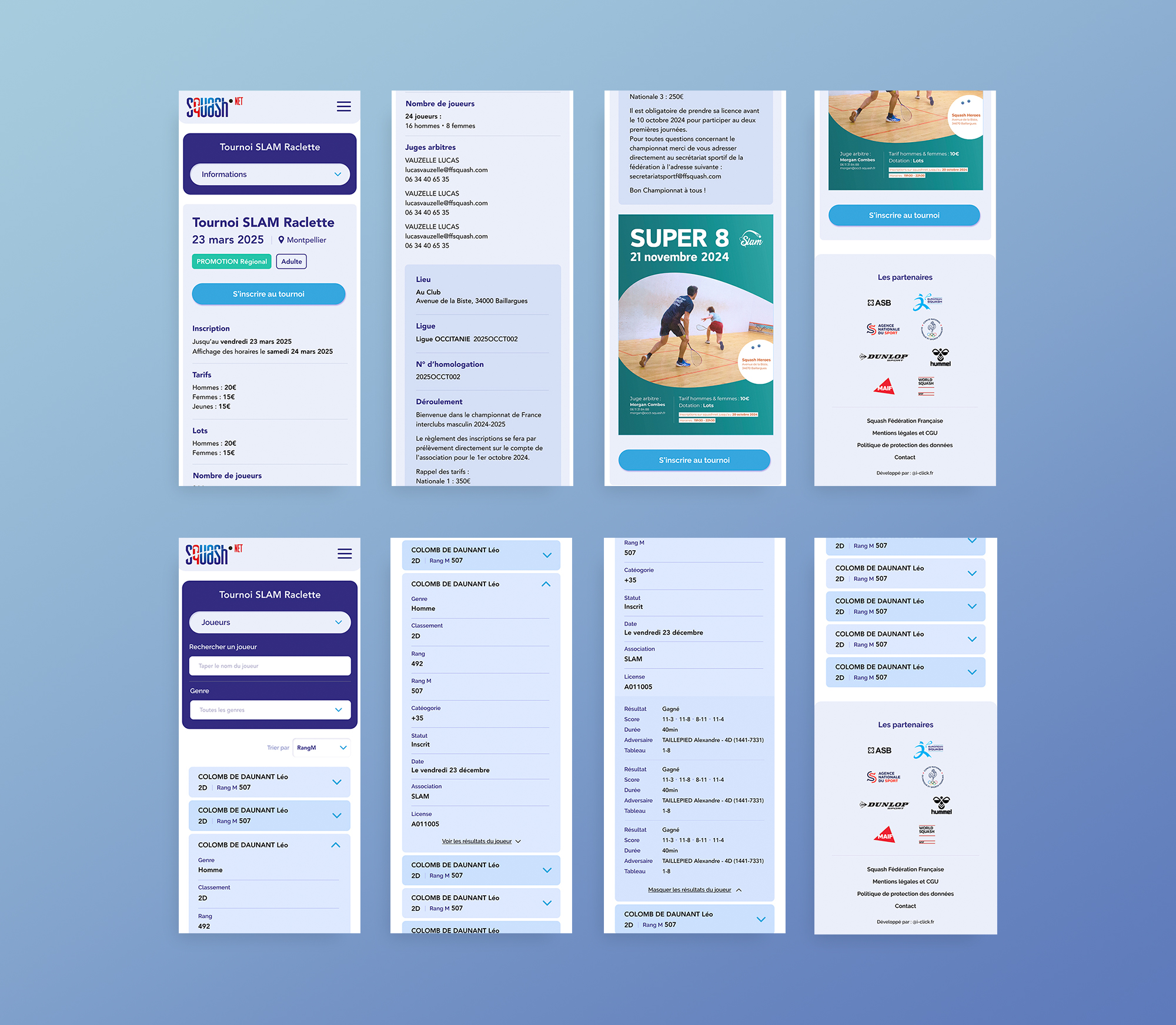 autre porposition de la homepage mobile du site EnSanté